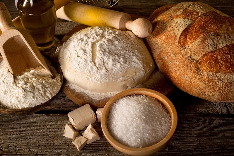 What are the 5 Main Ingredients in Bread?