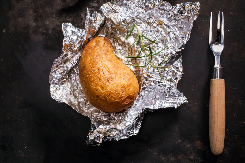 Which Way Does Foil Go for Baking Potatoes?